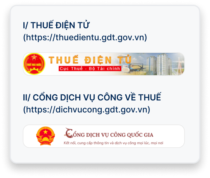 Nộp tờ khai thuế qua cổng Thuế Điện Tử
